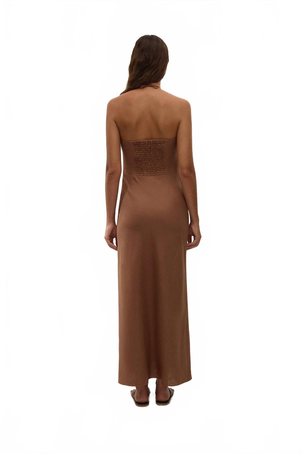 Natalia Midi Dress In Cacao