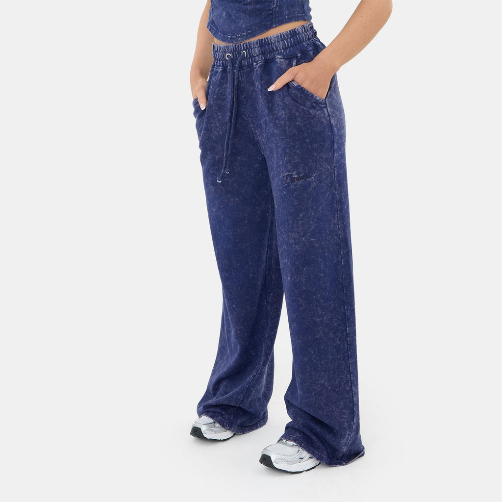 I Saw It First SAW Wide Wash Patterned Joggers