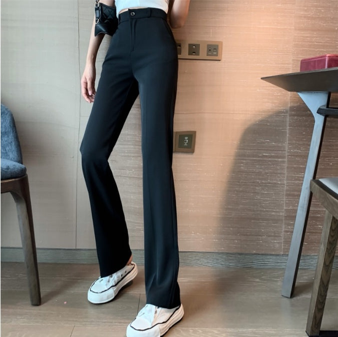 Wide Leg Pants Women''s Black
