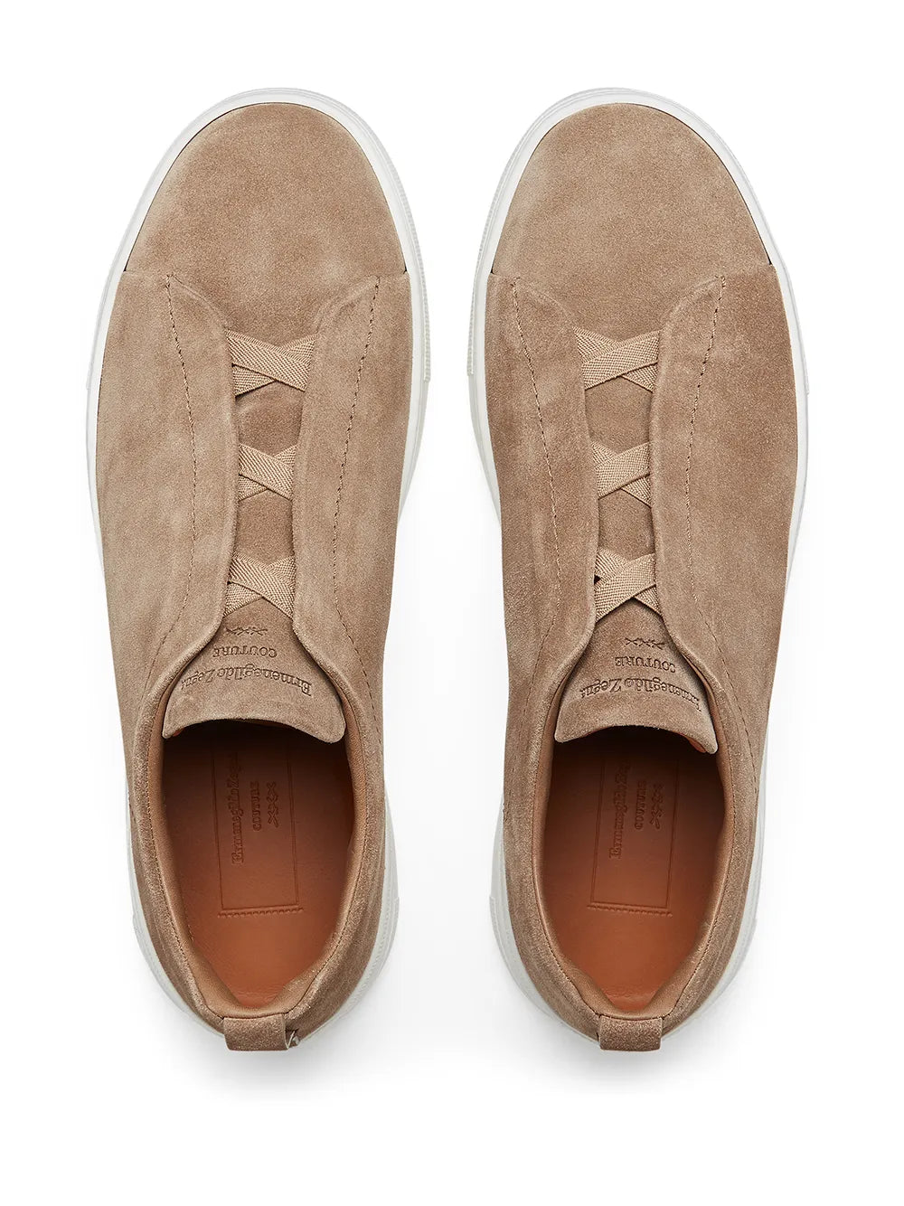 Zegna Triple Stitch Slip-On Sneakers