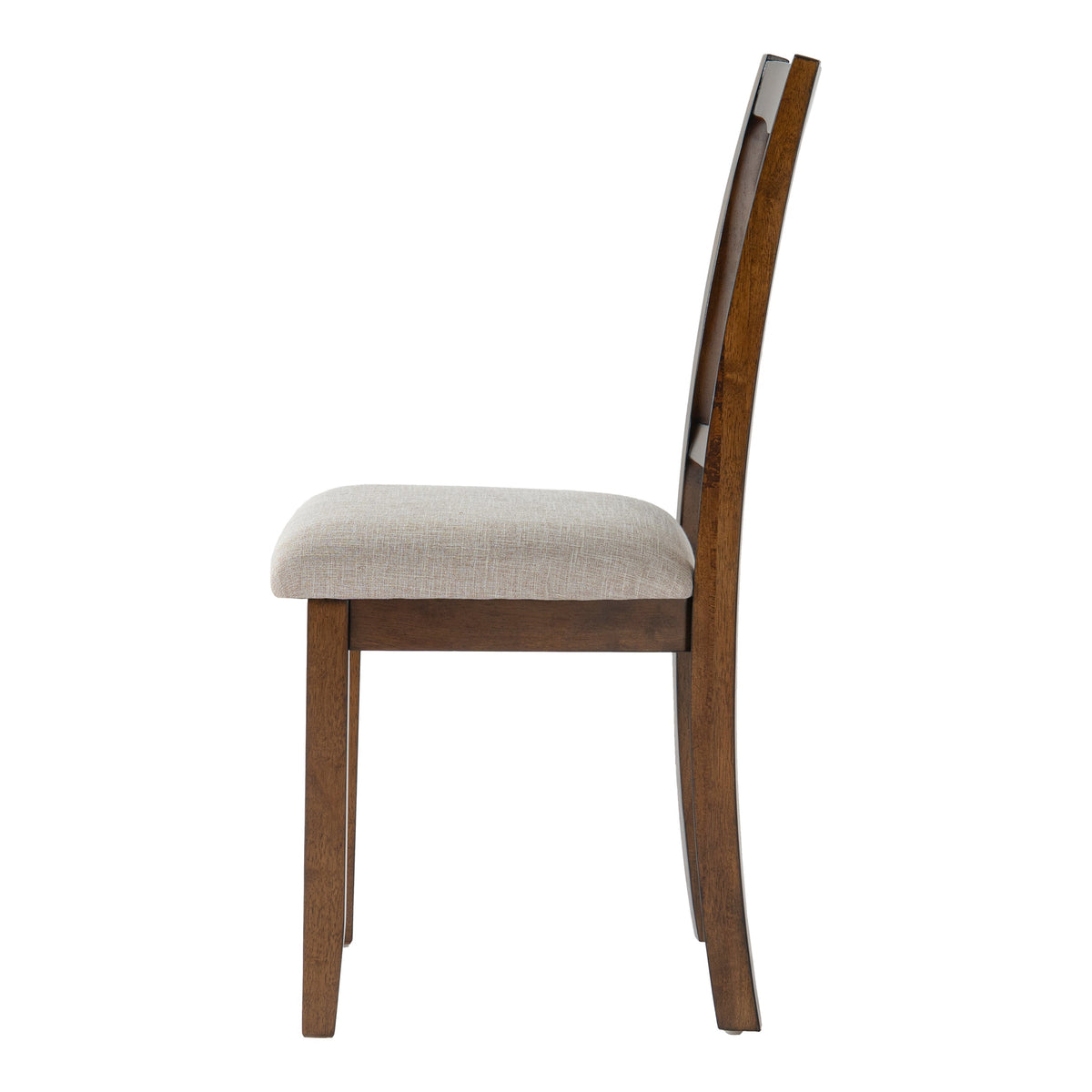Set of 2 Mid-Century Upholstered Dining Chairs