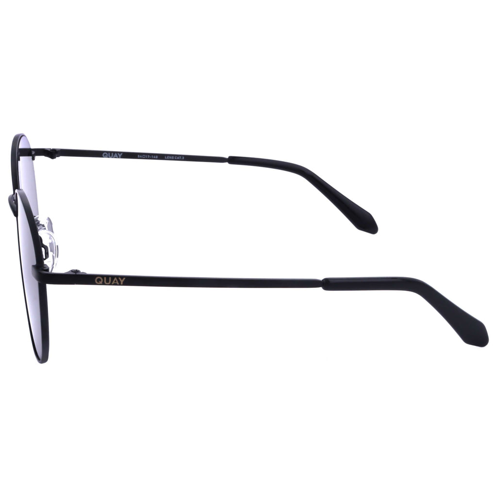 Quay Unisex 48mm Black Sunglasses LOOP-ME-IN-BLK-48