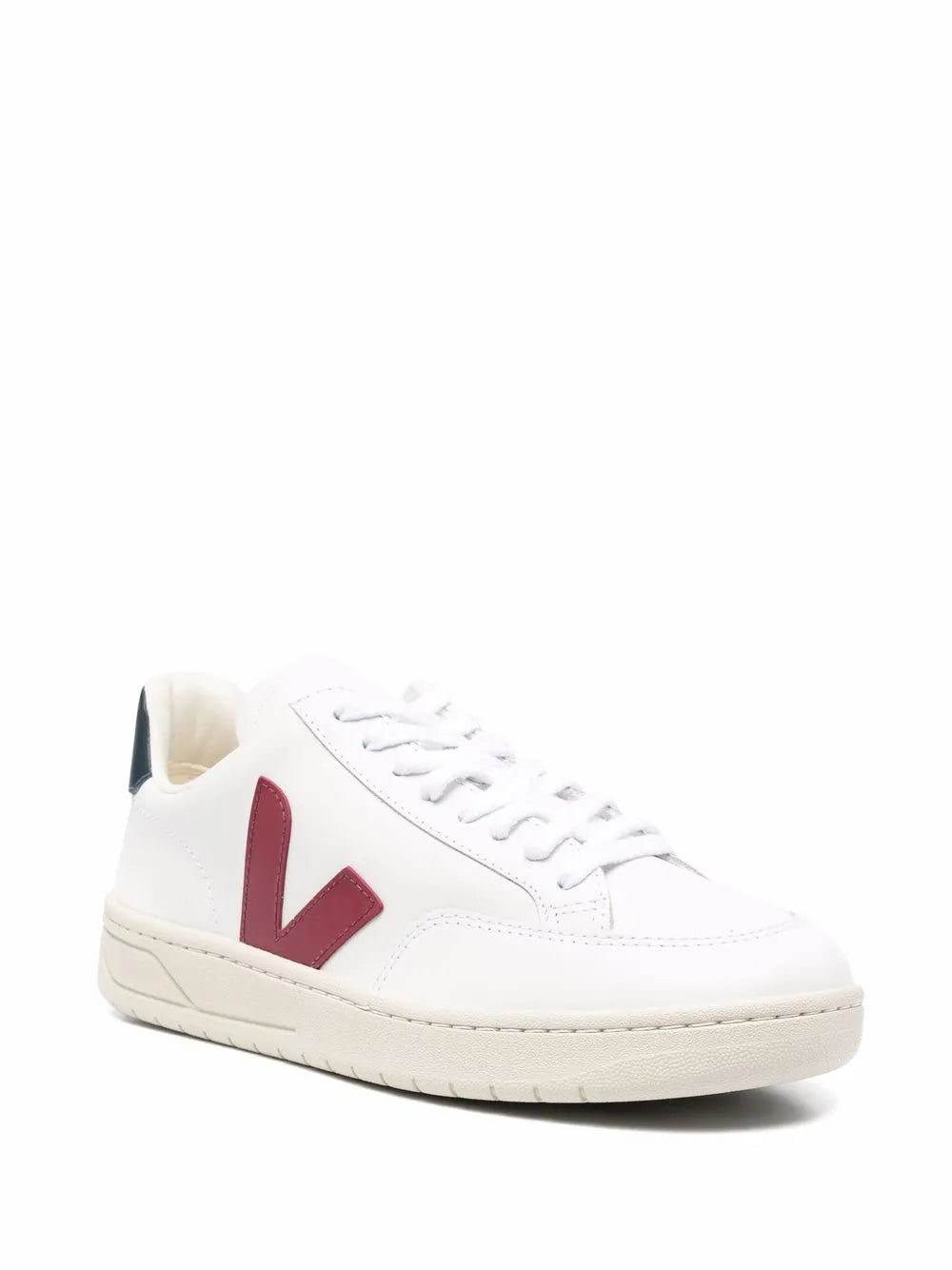 Veja V-12 Panelled Lace-Up Sneakers