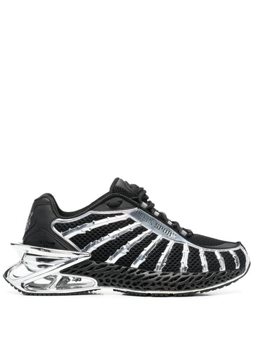 Plein Sport Thunderstorm Panelled Sneakers