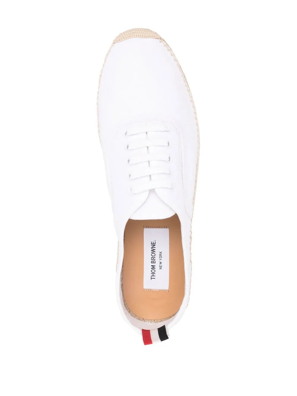 Thom Browne Heritage Jute Sole Low-Top Sneakers