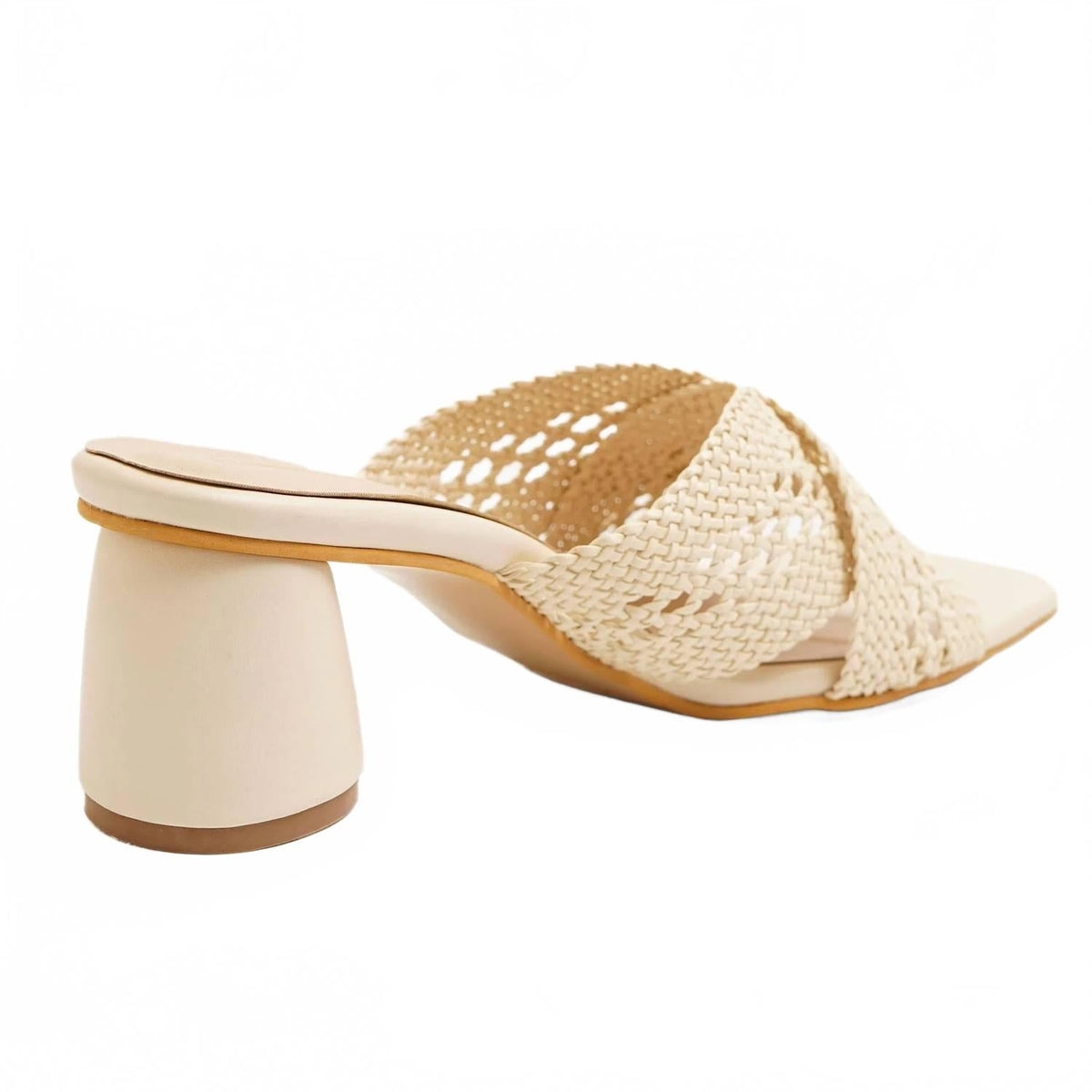 Women's Willow Block Heels In Beige