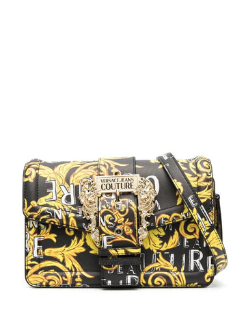 Versace Jeans CoutureBarocco-print buckle-detail crossbody bag
