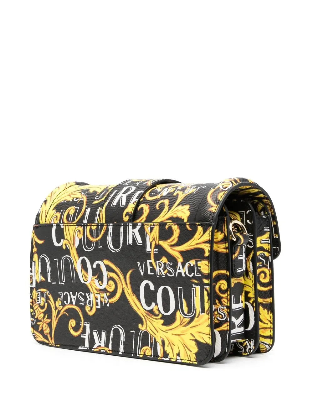 Versace Jeans CoutureBarocco-print buckle-detail crossbody bag