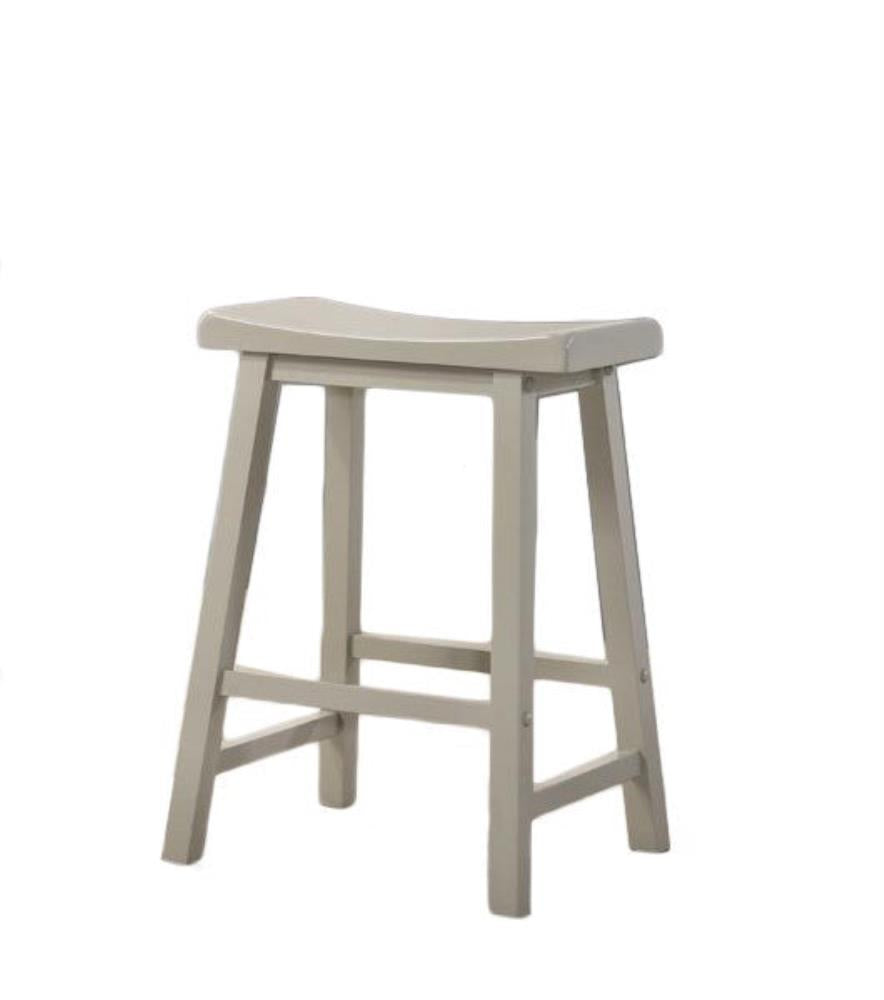Set of 2 Stylish Counter Height Stools with Ergonomic Design