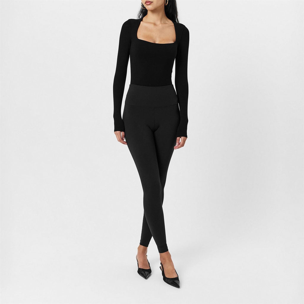 Naked Wardrobe Square Neck Sculpt Bodysuit