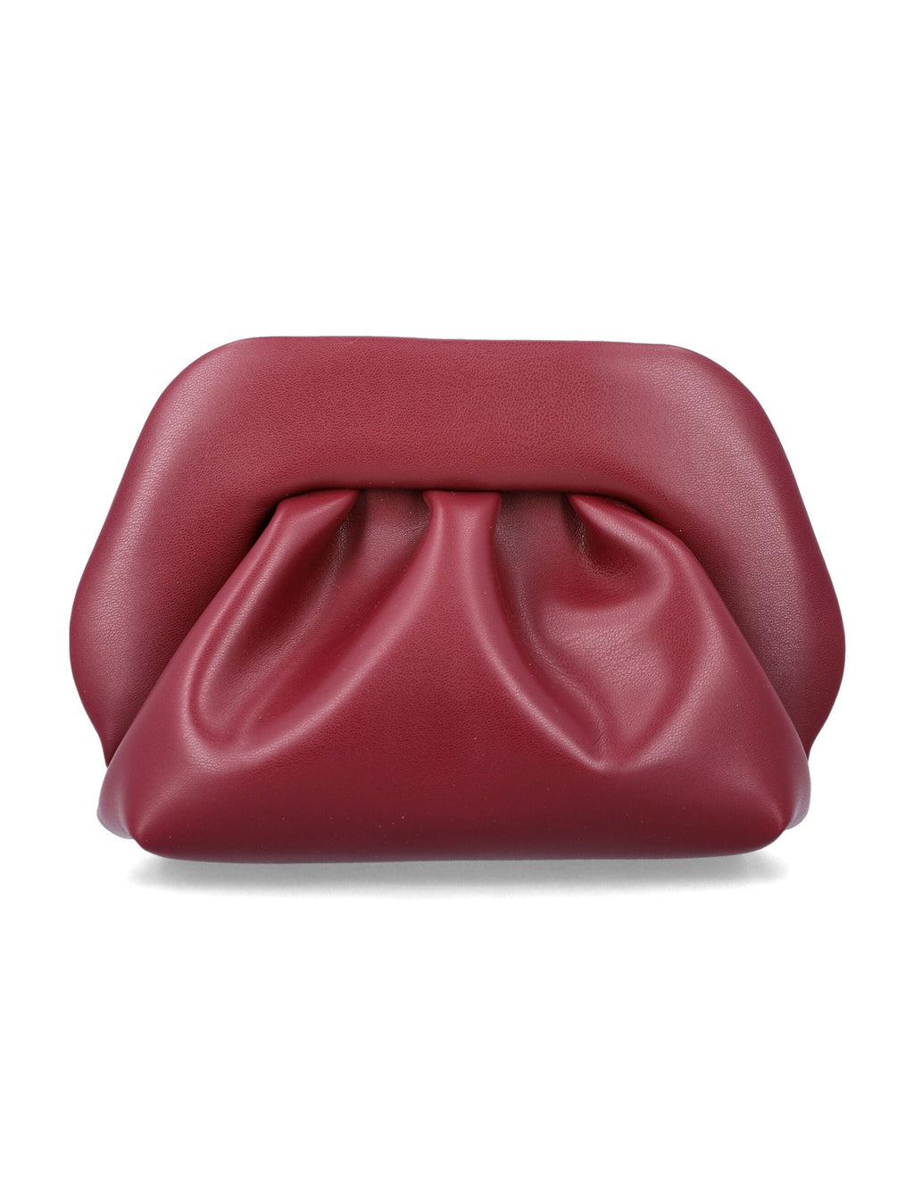Bios Small Structured Pleated Leather Handbag