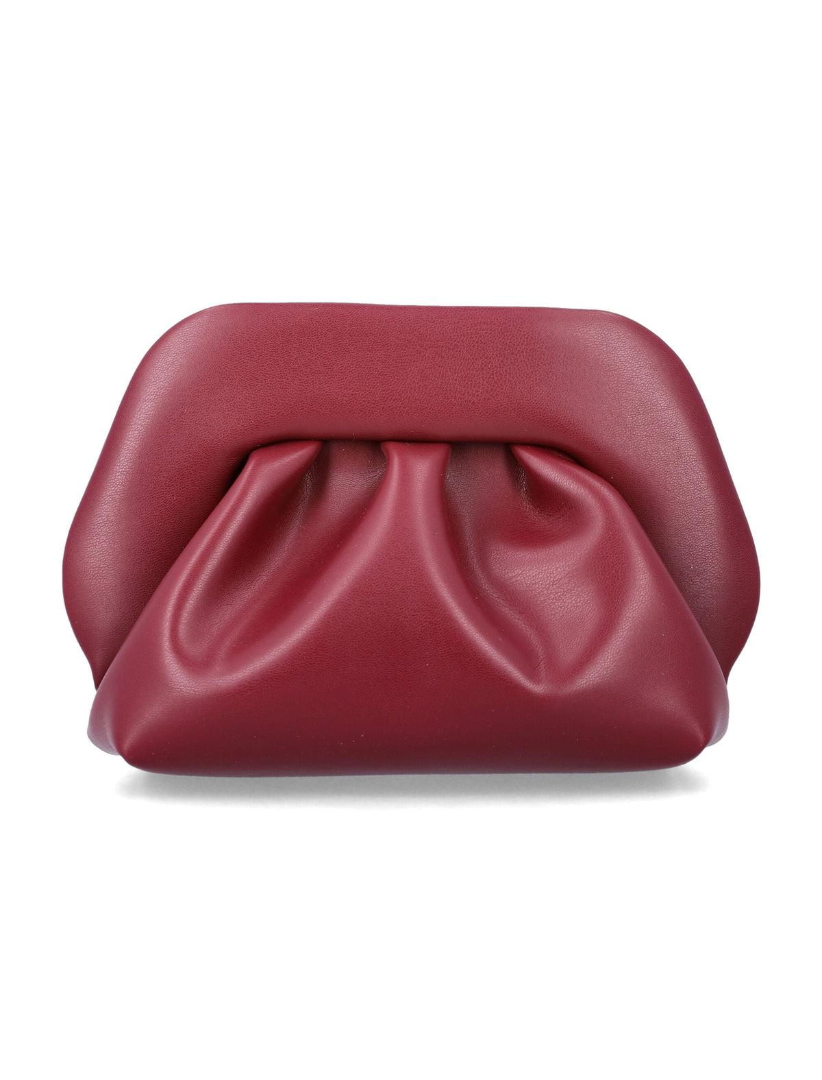 Bios Small Structured Pleated Leather Handbag