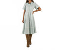 La Dahlia Midi Dress In Mistflower