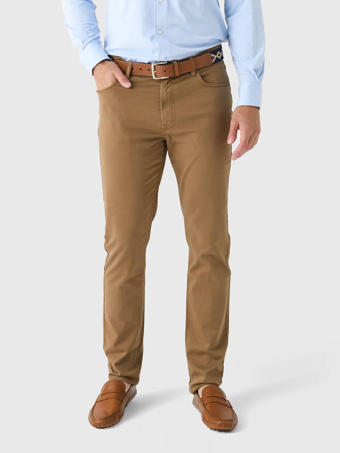 Vintage Flex Terry 5-Pocket Pants In Caramel