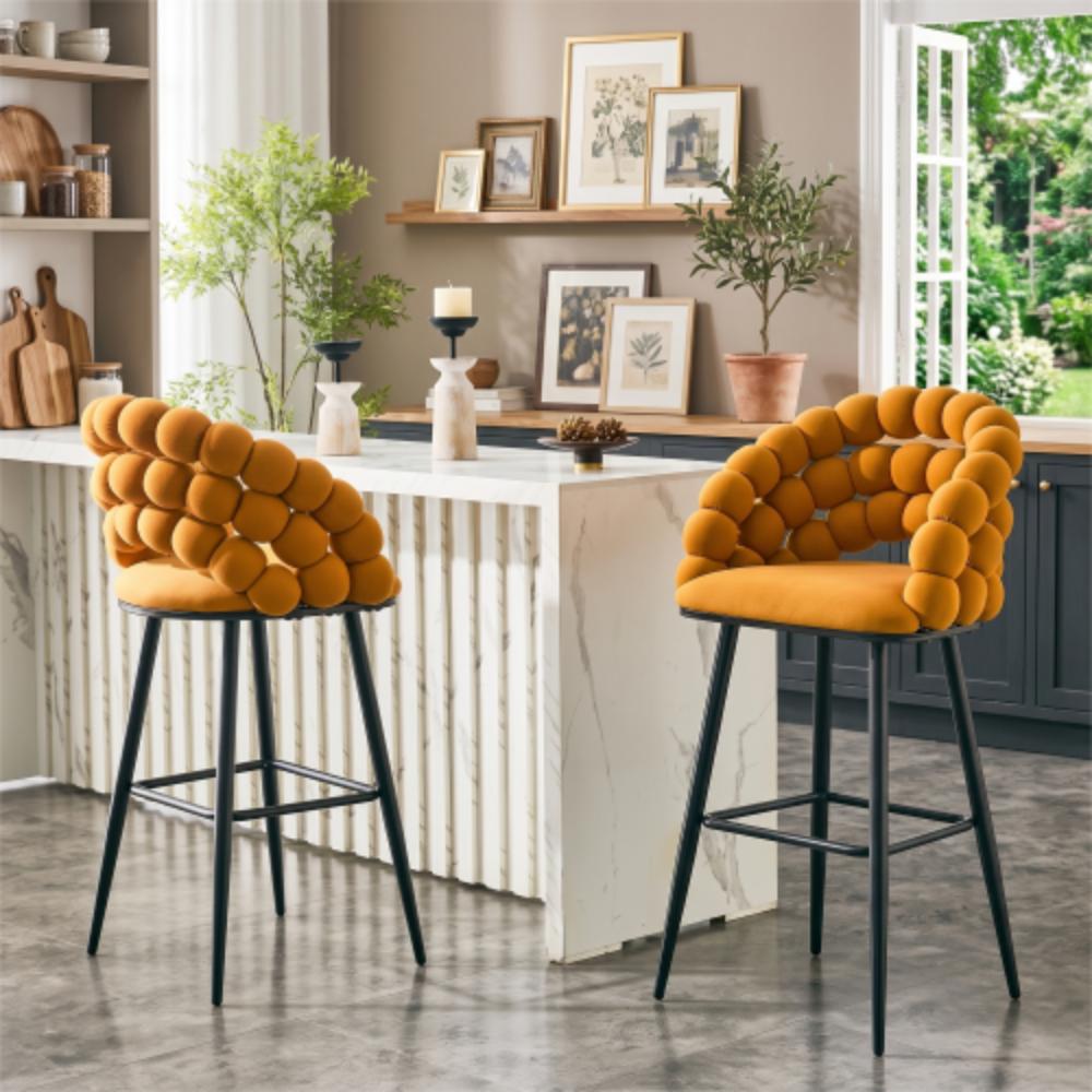 Contemporary Bubble Back Kitchen Stools