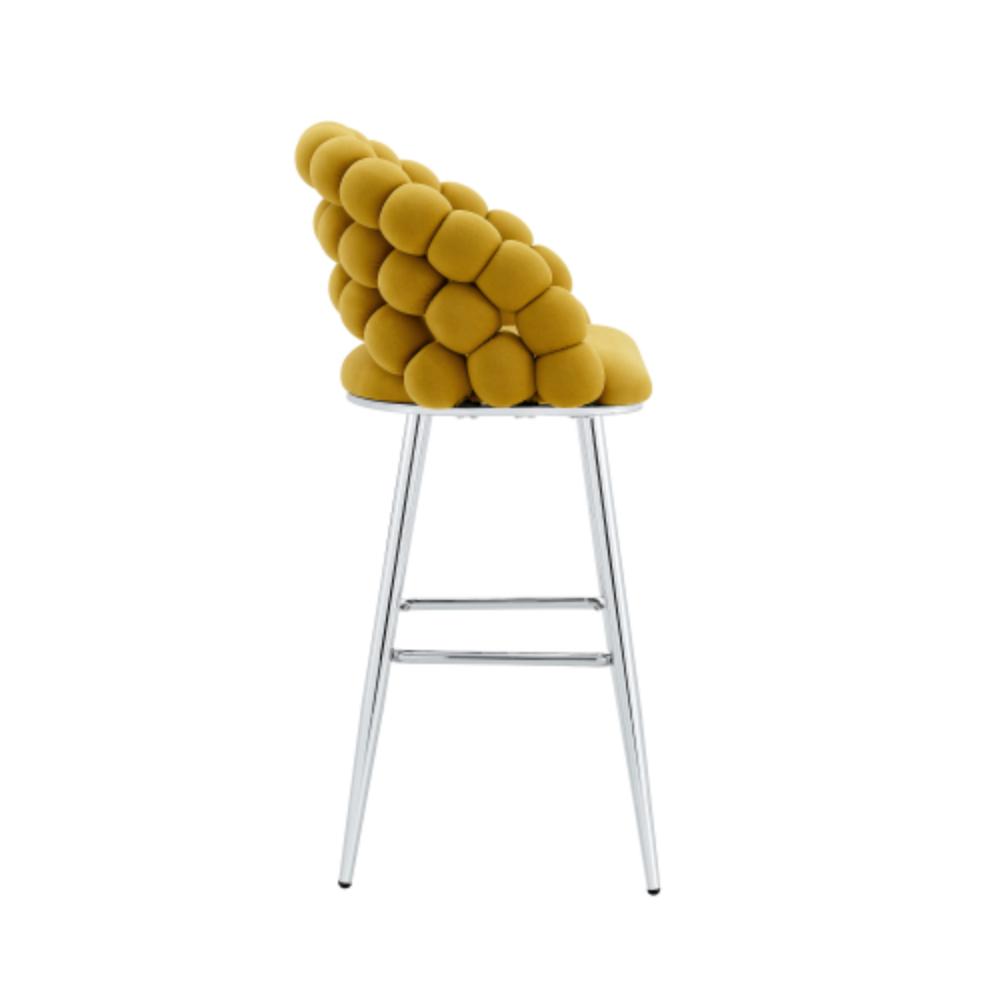 Contemporary Bubble Back Bar Chair Set