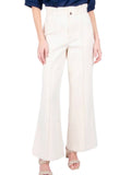 Ruffle Flare Pants In Gardenia