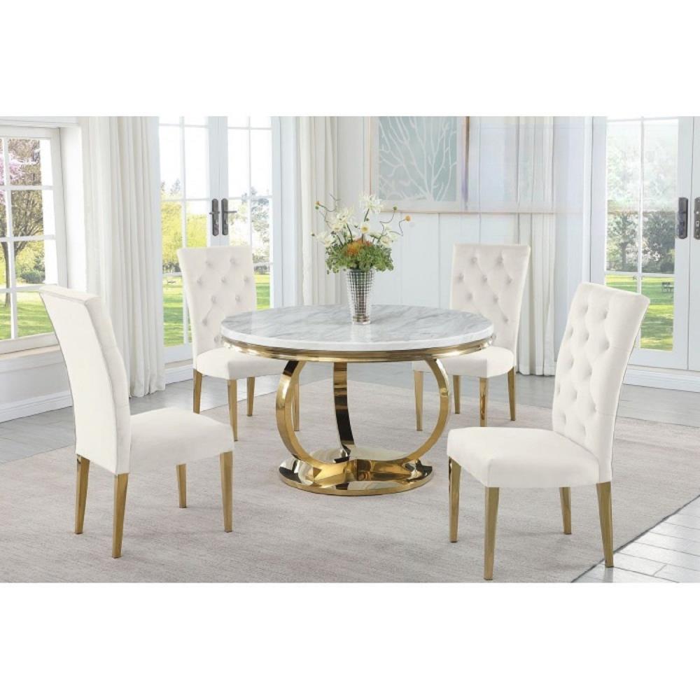 Contemporary Quilted Side Chairs