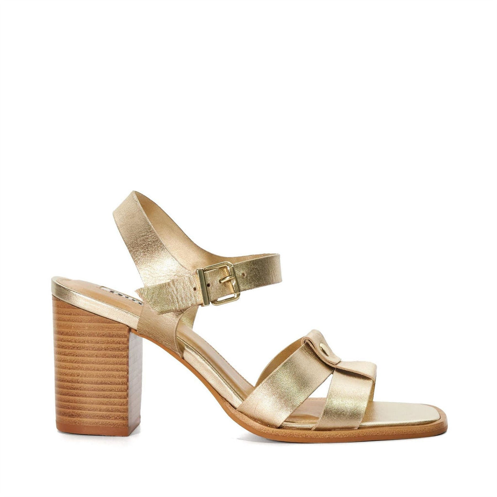 Dune Lo Jessia Metallic High Heel Sandals