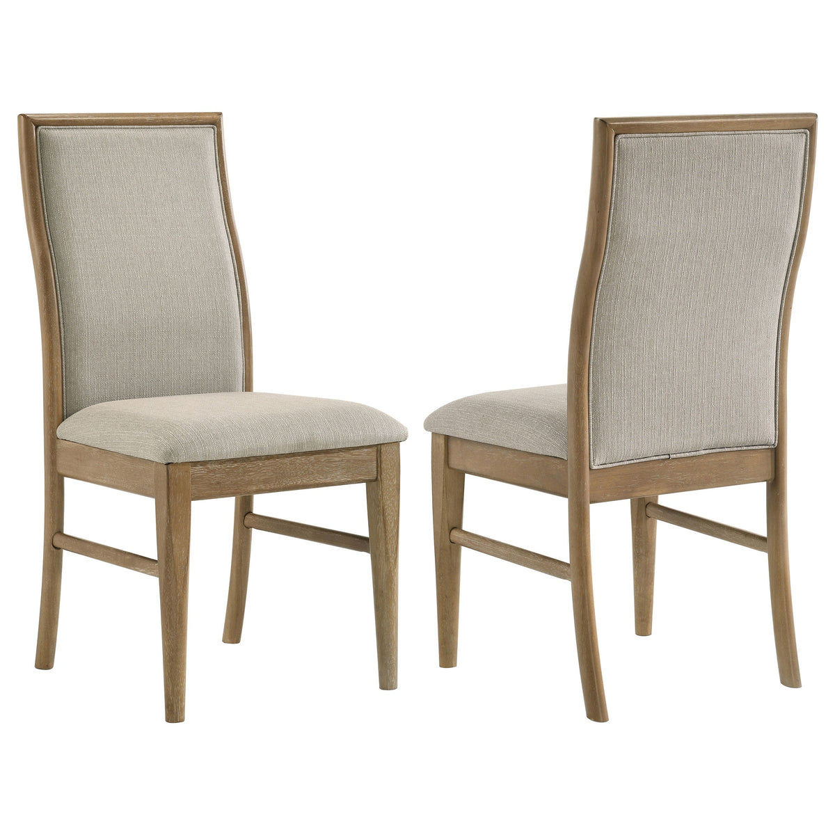 Set of 2 Upholstered Dining Side Chairs