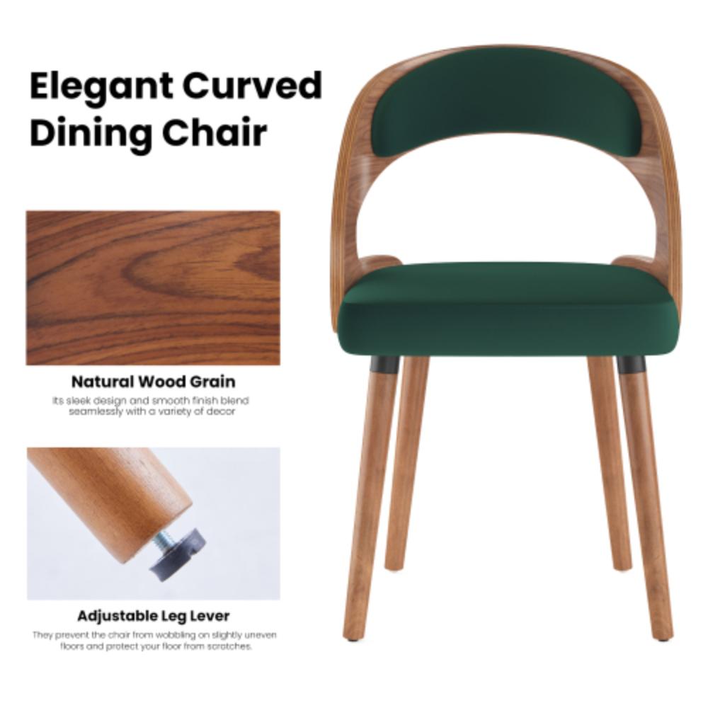 Modern Upholstered Side Chairs with Comfortable Padded Seats