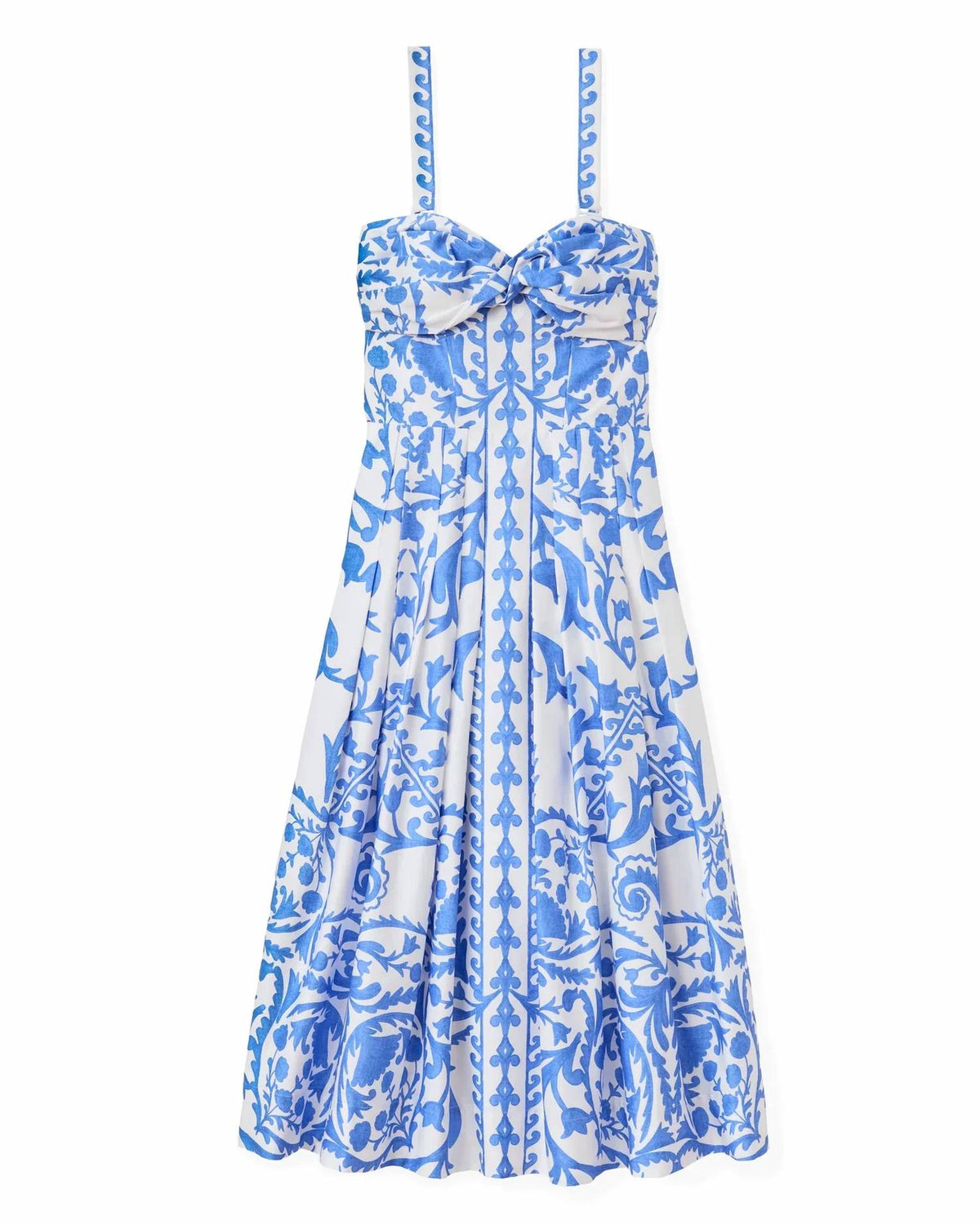 Ingrid Midi Dress In Provence Blue