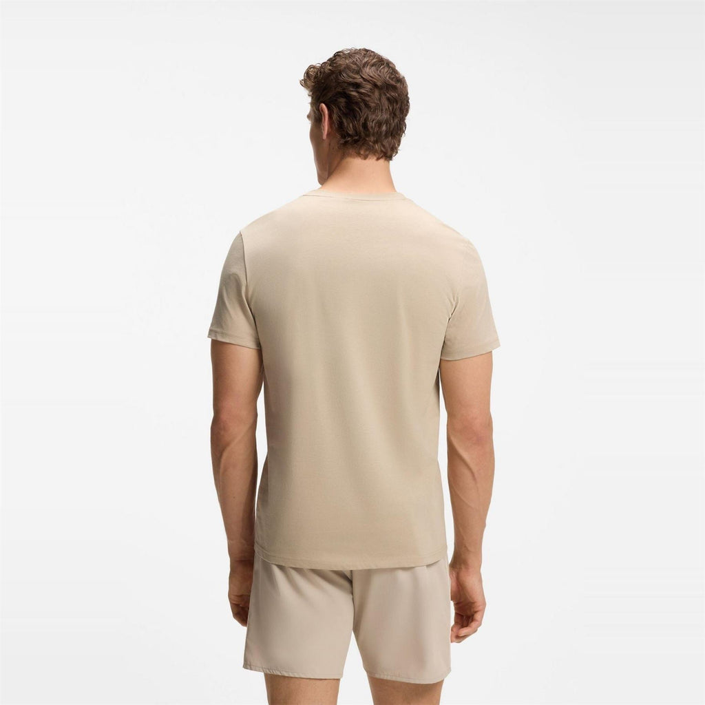 Boss Wordmark Printed Logo Crew Neck Short Sleeve T-Shirt