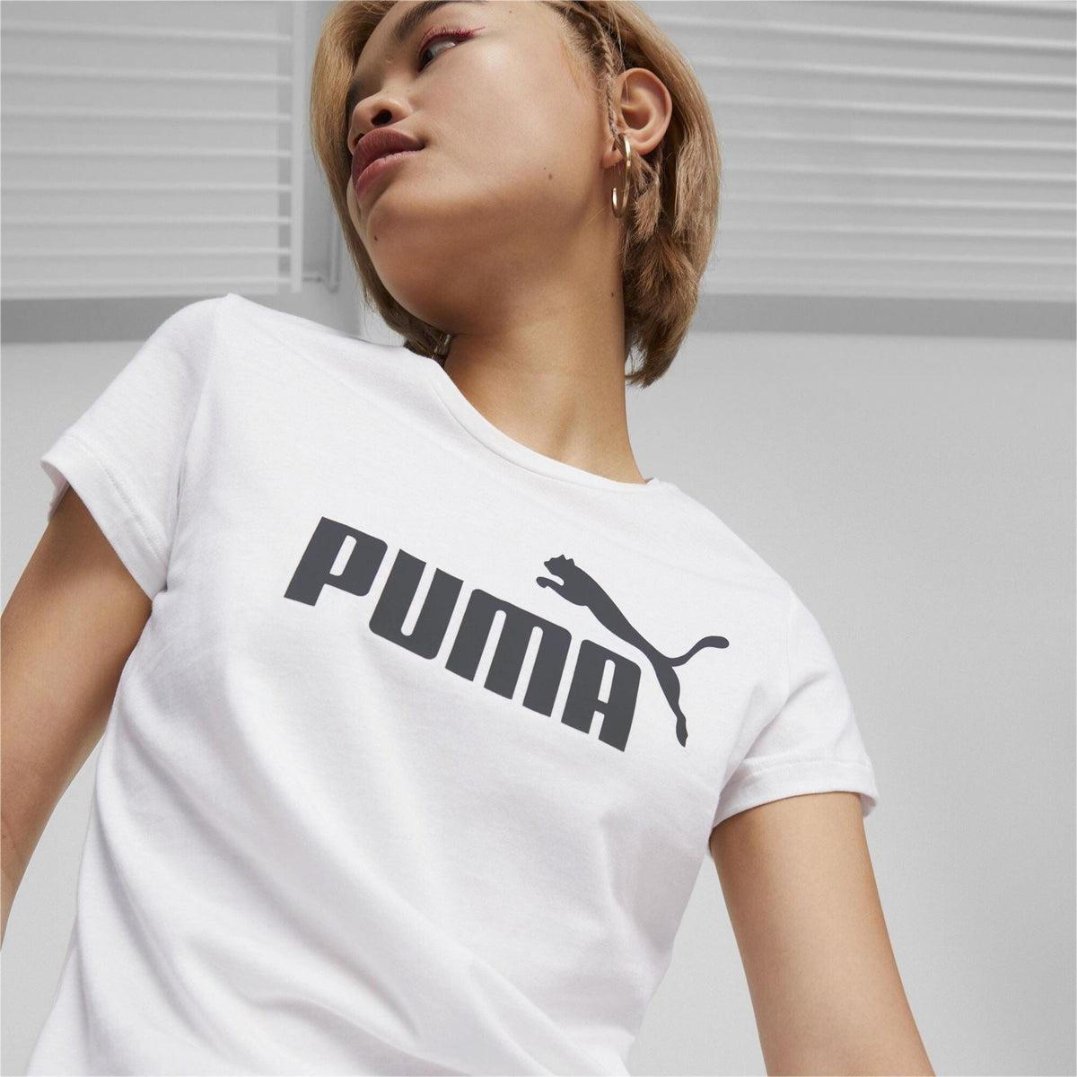 Puma No1 Logo Print Regular Fit T-Shirt