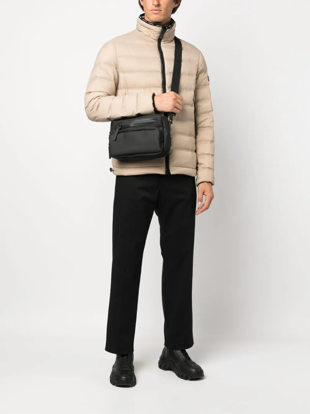 RainsCargo Box faux-leather shoulder bag