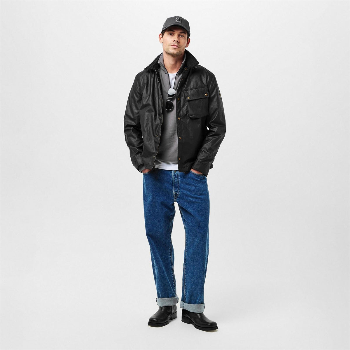 Belstaff Mens Weather Resistant Wax Jacket