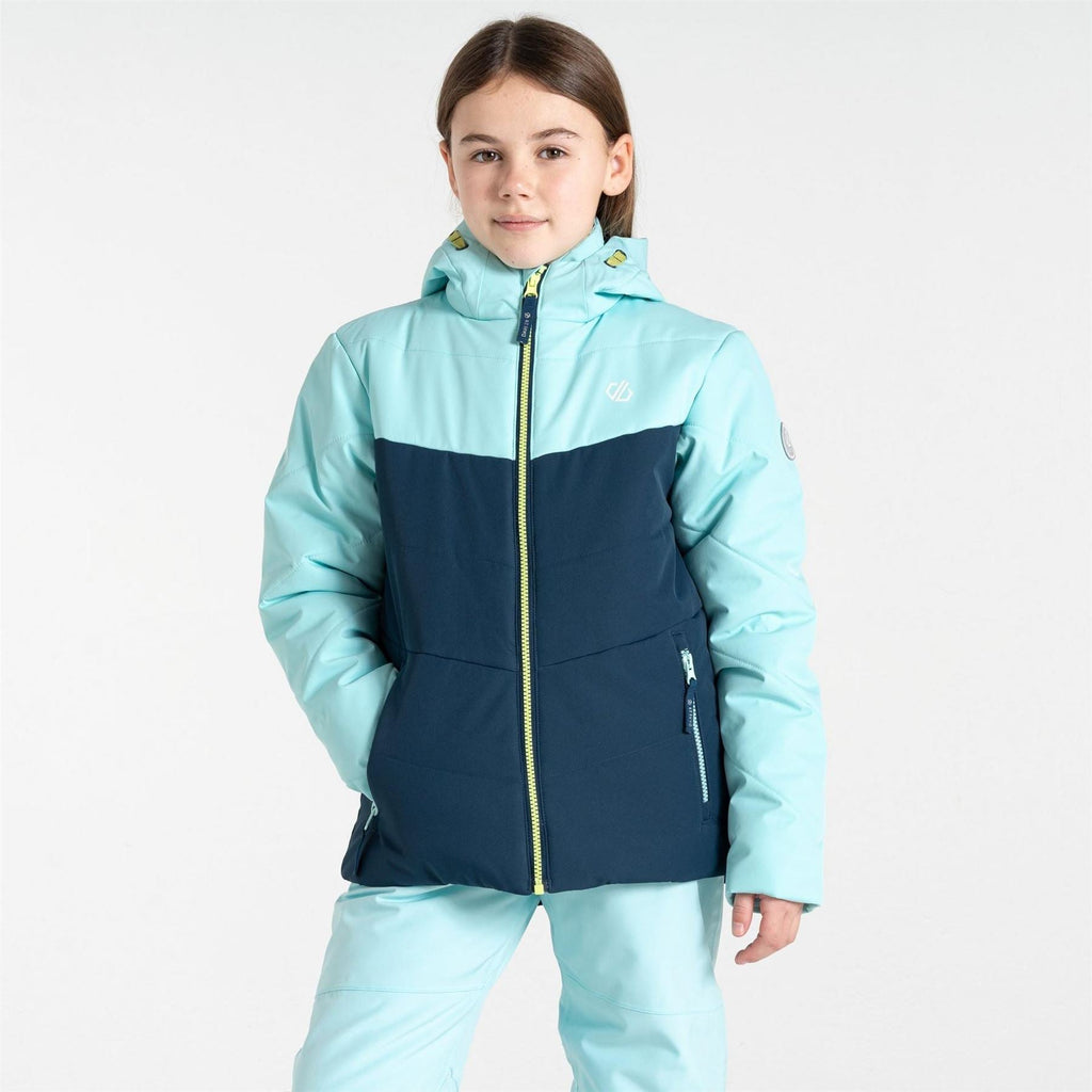Dare 2b Color Block Hooded Zipped Pocket Ski Jacket
