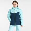 Dare 2b Color Block Hooded Zipped Pocket Ski Jacket