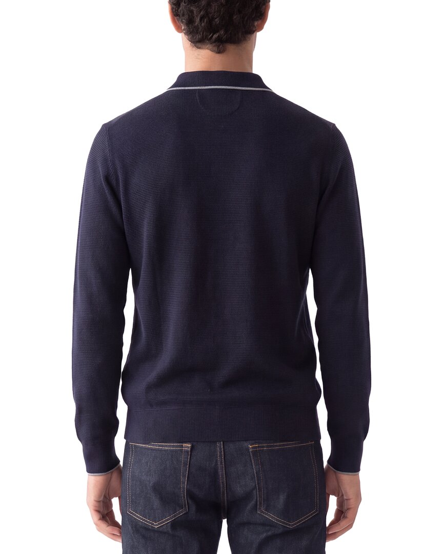 Raffi Johnny Collar Silk-Blend Polo Shirt