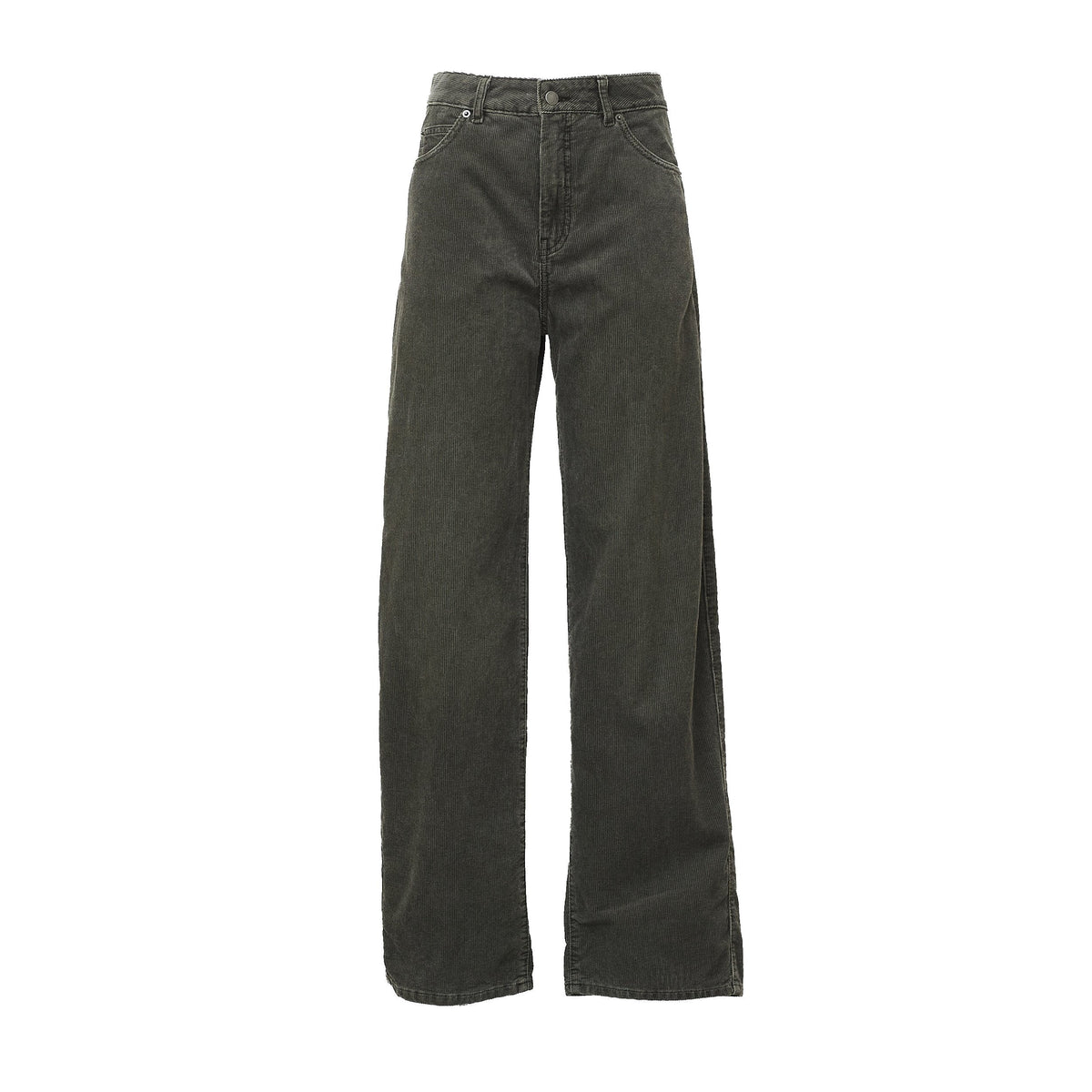 Washed Corduroy Oversized Wide-Leg Pants