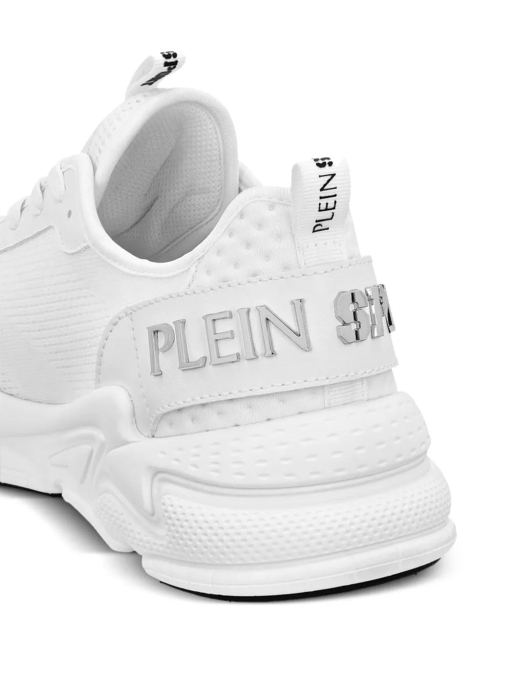 Plein Sport Logo-Lettering Mesh Sneakers