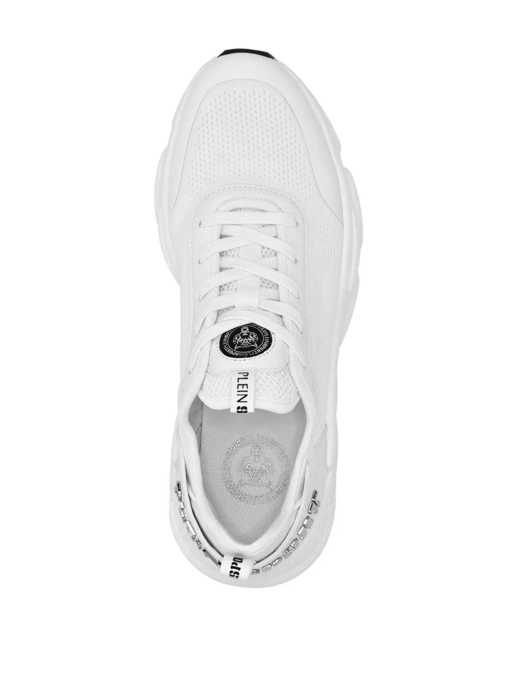 Plein Sport Logo-Lettering Mesh Sneakers
