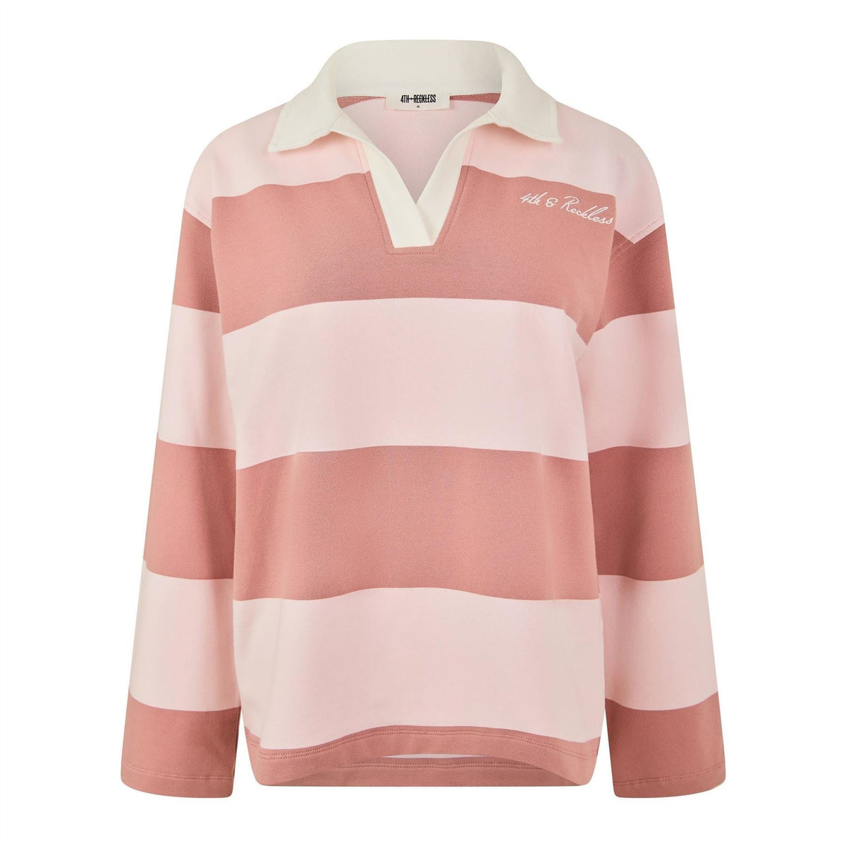 4th and Reckless Womens Hailey Rugby Polo