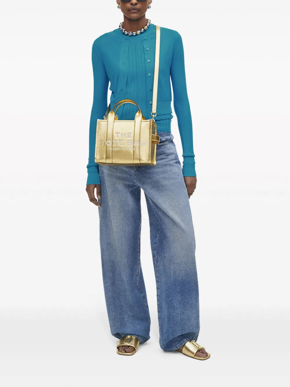 Marc JacobsThe Small Metallic Tote bag
