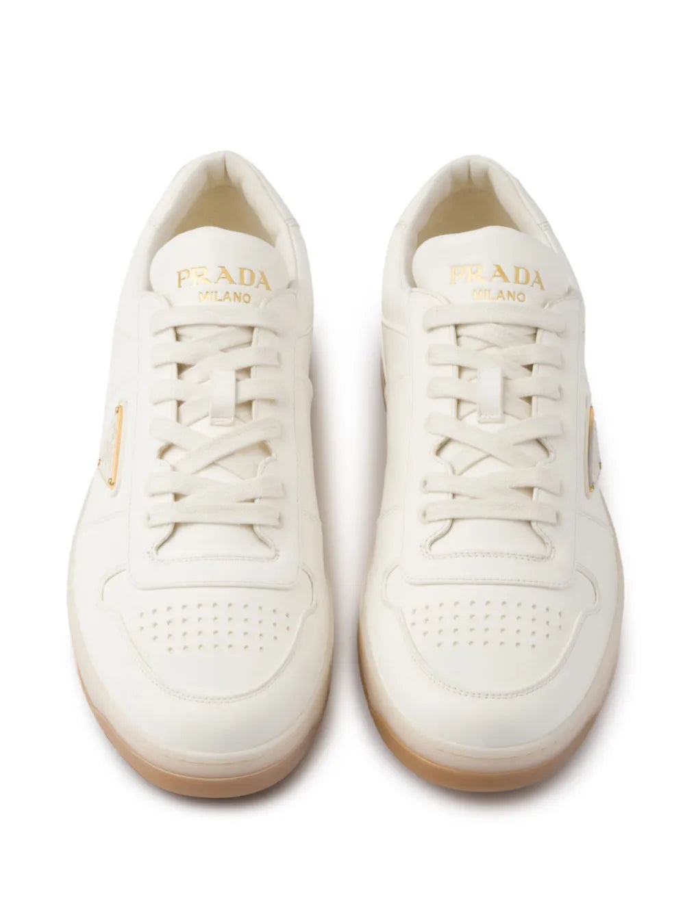 Prada Downtown Leather Sneakers