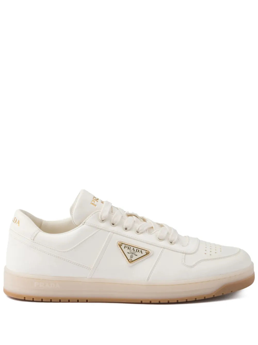 Prada Downtown Leather Sneakers