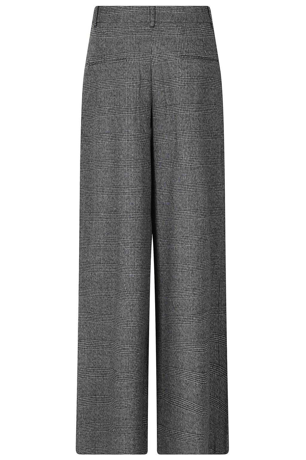 Wide-Leg Pants With Sculptural Side Detailing