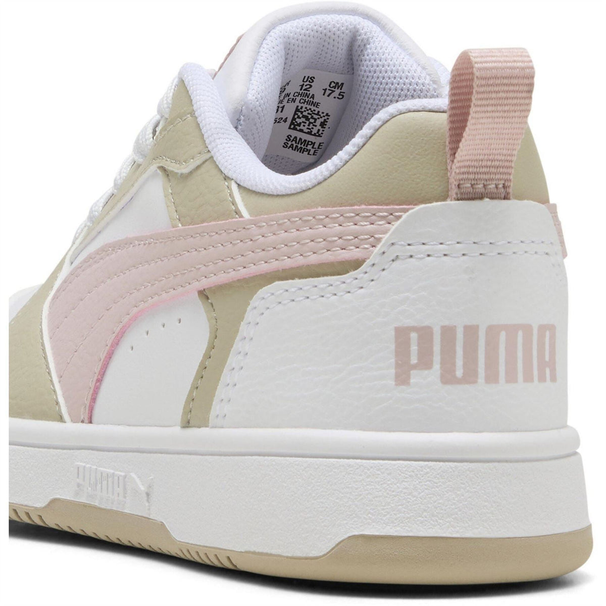 Puma Kids Rebound V6 Low Top Trainers