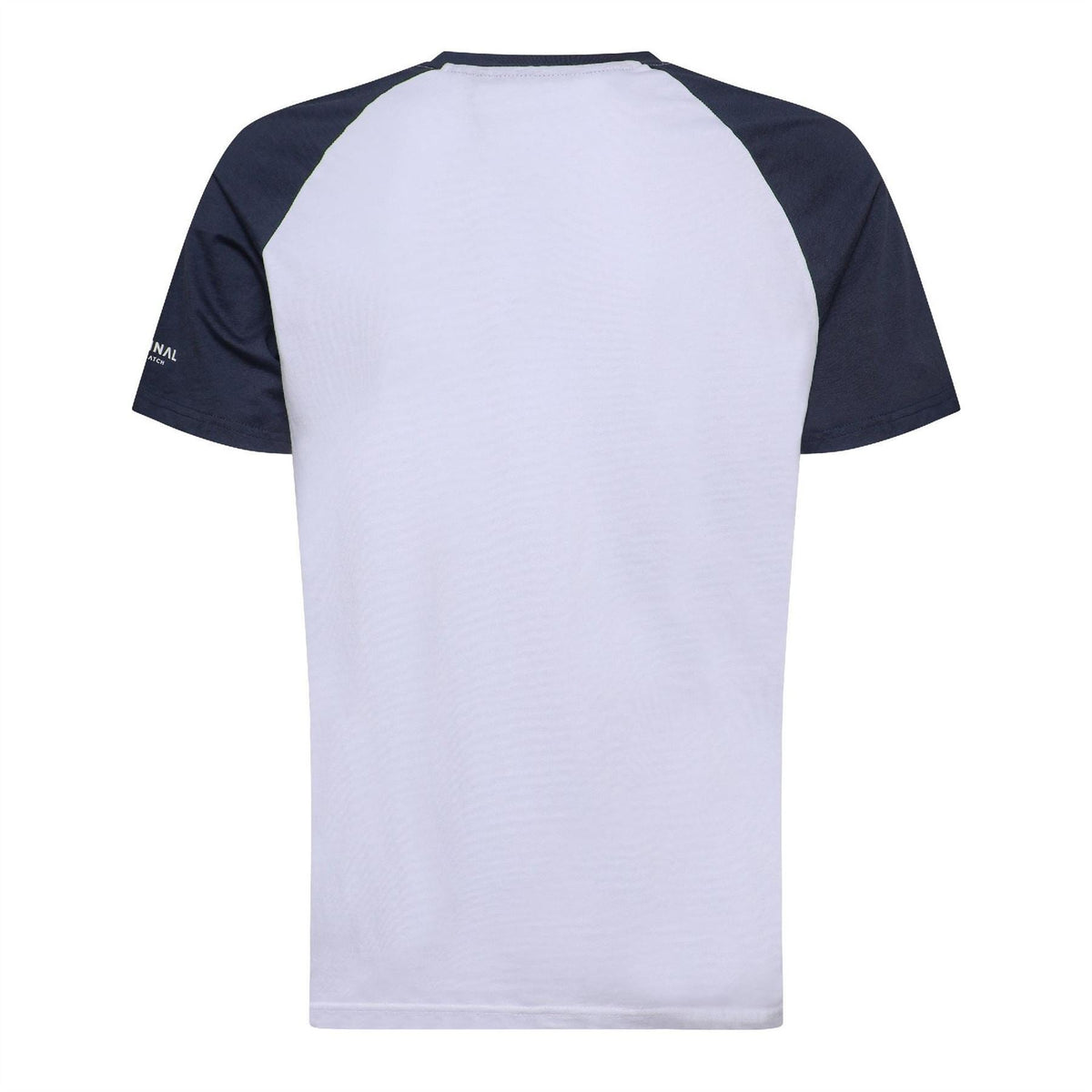 Crosshatch Bretsby Printed Logo Crew Neck Raglan Sleeve Baseball T-Shirt