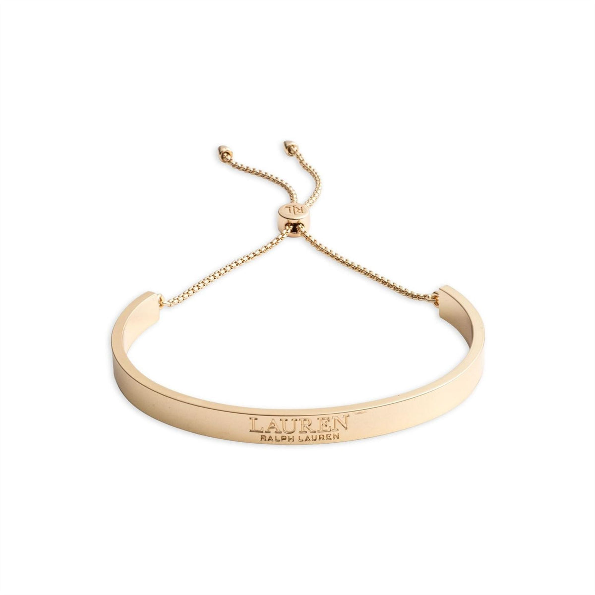 Lauren by Ralph Lauren Lauren Ralph Lauren Gold Logo Slider Bracelet