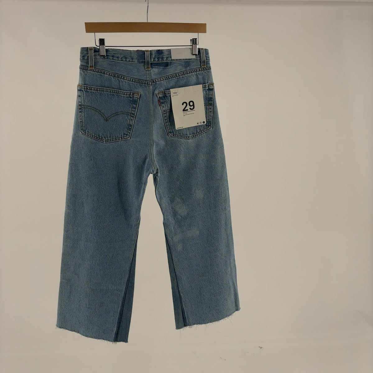 High Rise Wide Leg Crop Jeans