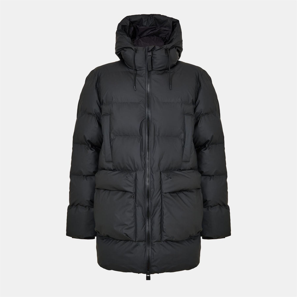 Rains Long Puffer Cargo Jacket