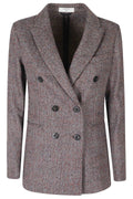 Luxury Tweed Structured Double-Breasted Jacket