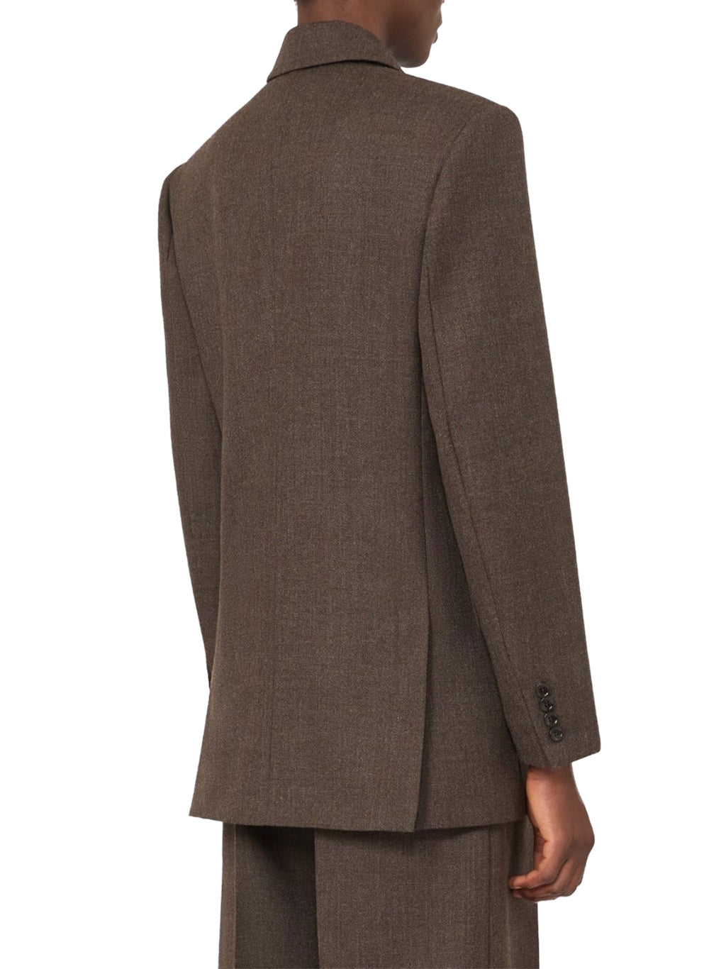 Double-Breasted Flap Pocket Blazer