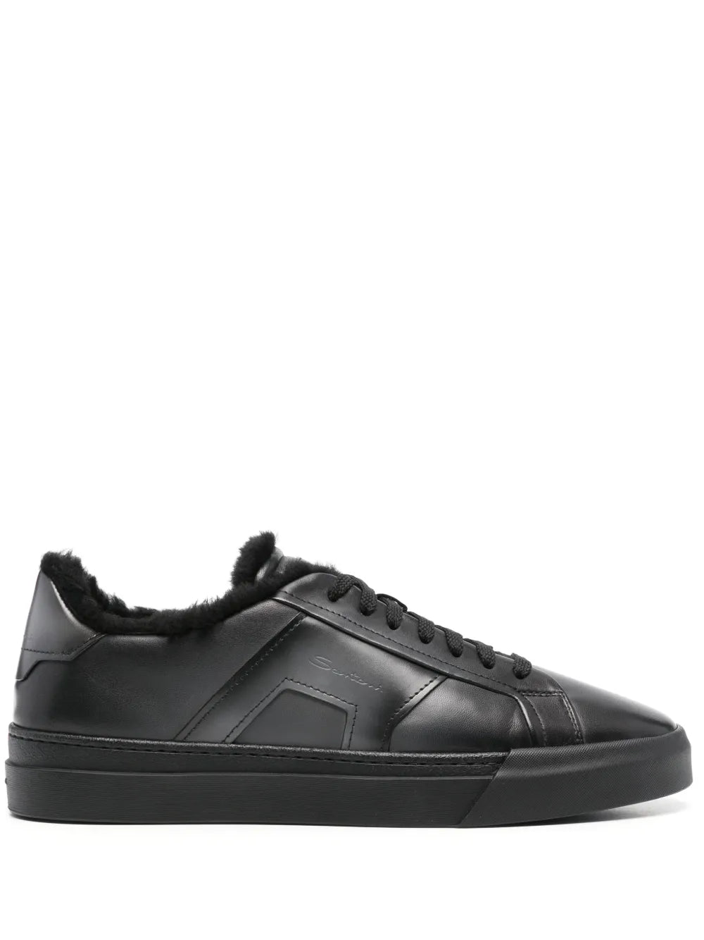 Santoni Leather Sneakers