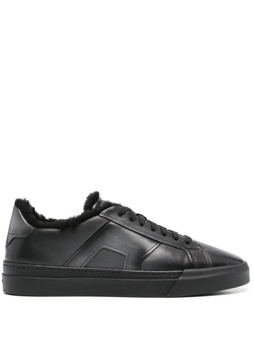 Santoni Leather Sneakers